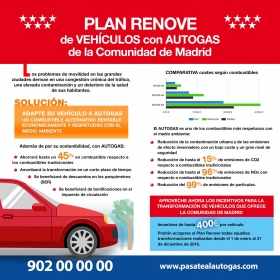 PLAN RENOVE DE AUTOGAS DE LA COMUNIDAD DE MADRID