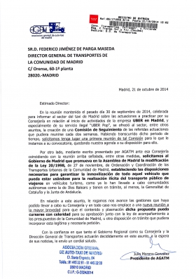 La AGATM solicita la modificación de la ley 20/1998