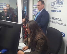 Begoña Villacís: «Gracias a los taxistas por el excelente servicio que dan»