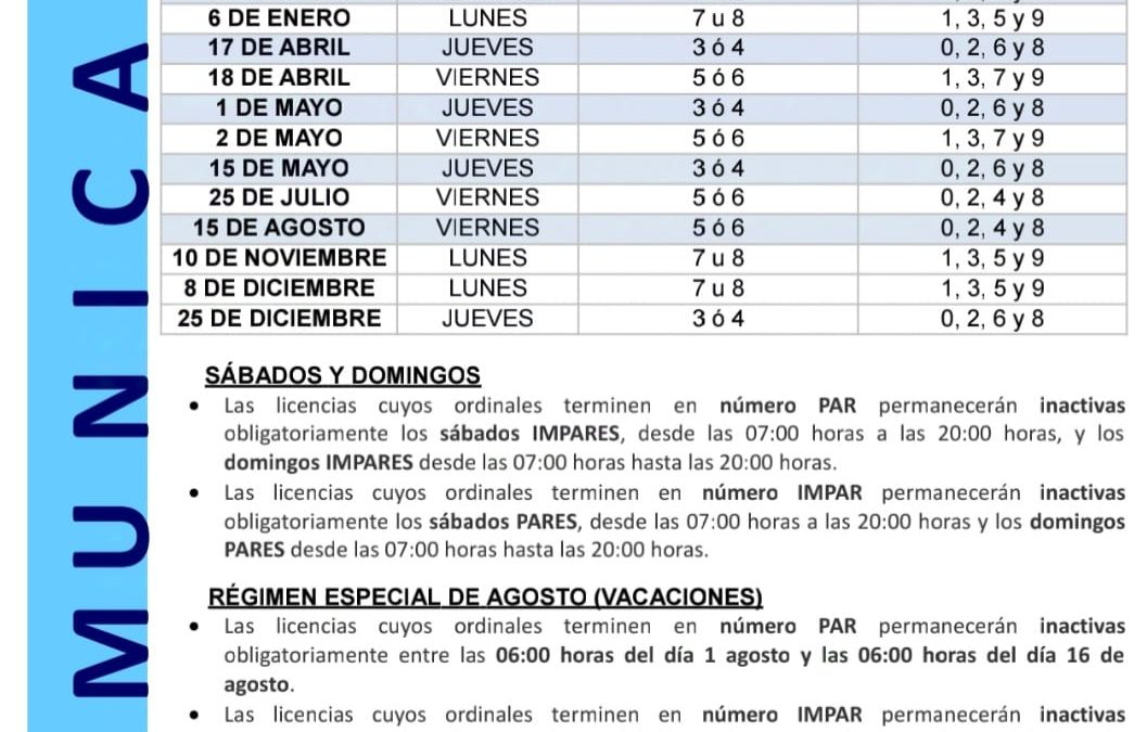 CALENDARIO DE LIBRANZAS 2025