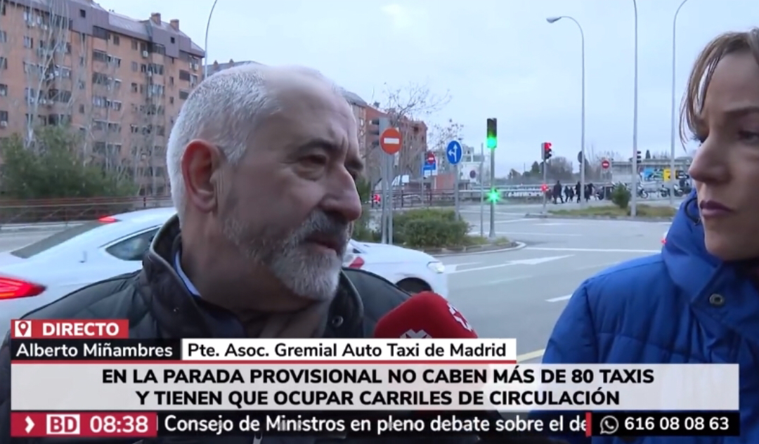 GREMIAL SOLICITA UN AUMENTO EN LA BOLSA DE TAXIS DE LA ESTACIÓN DE CHAMARTÍN