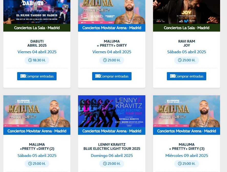 CONCIERTOS, FESTIVALES, MANIFESTACIONES, FÚTBOL… ATENTO A TODOS LOS EVENTOS DE ESTE FIN DE SEMANA