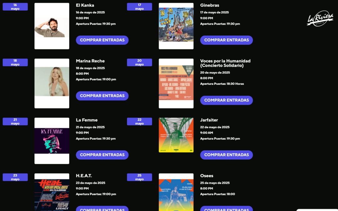 EVENTOS DEPORTIVOS, CULTURALES Y MUSICALES PREVISTOS PARA ESTE FIN DE SEMANA