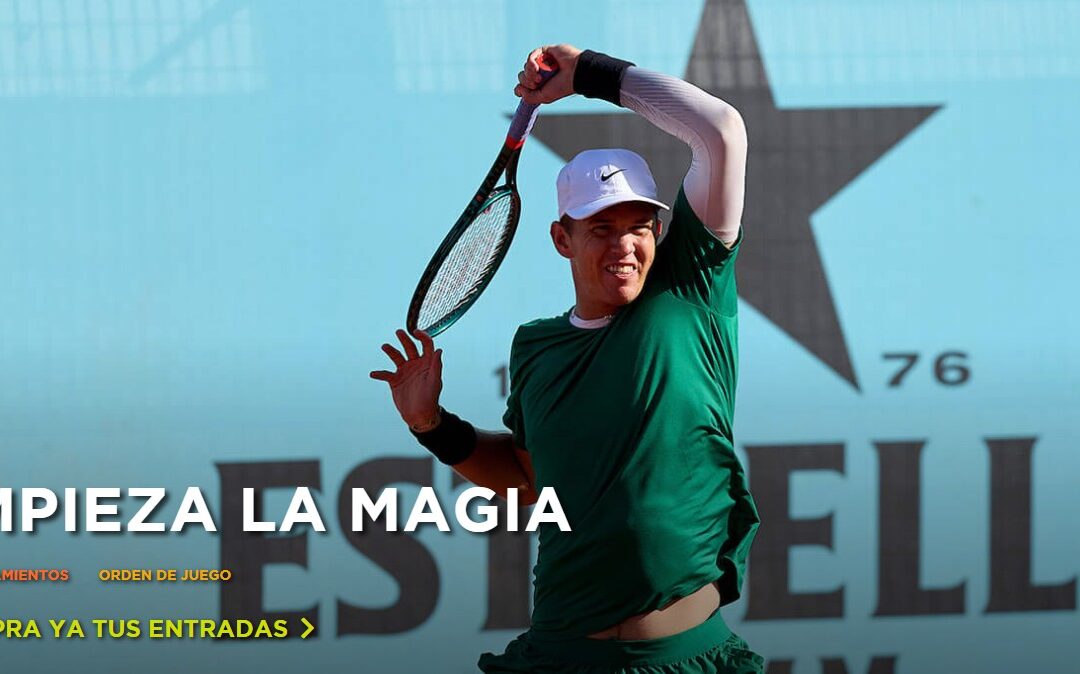 MUTUA MADRID OPEN 2026: DEL 20 DE ABRIL AL 3 DE MAYO EN LA CAJA MÁGICA