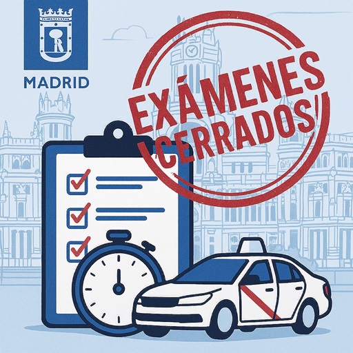 SUSPENSIÓN DE LOS EXÁMENES PARA LA OBTENCIÓN DEL PERMISO MUNICIPAL DE CONDUCTOR DE AUTOTAXI DURANTE EL PERIODO ESTIVAL